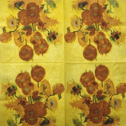 Serwetka zwykła - Słoneczniki Van Gogha